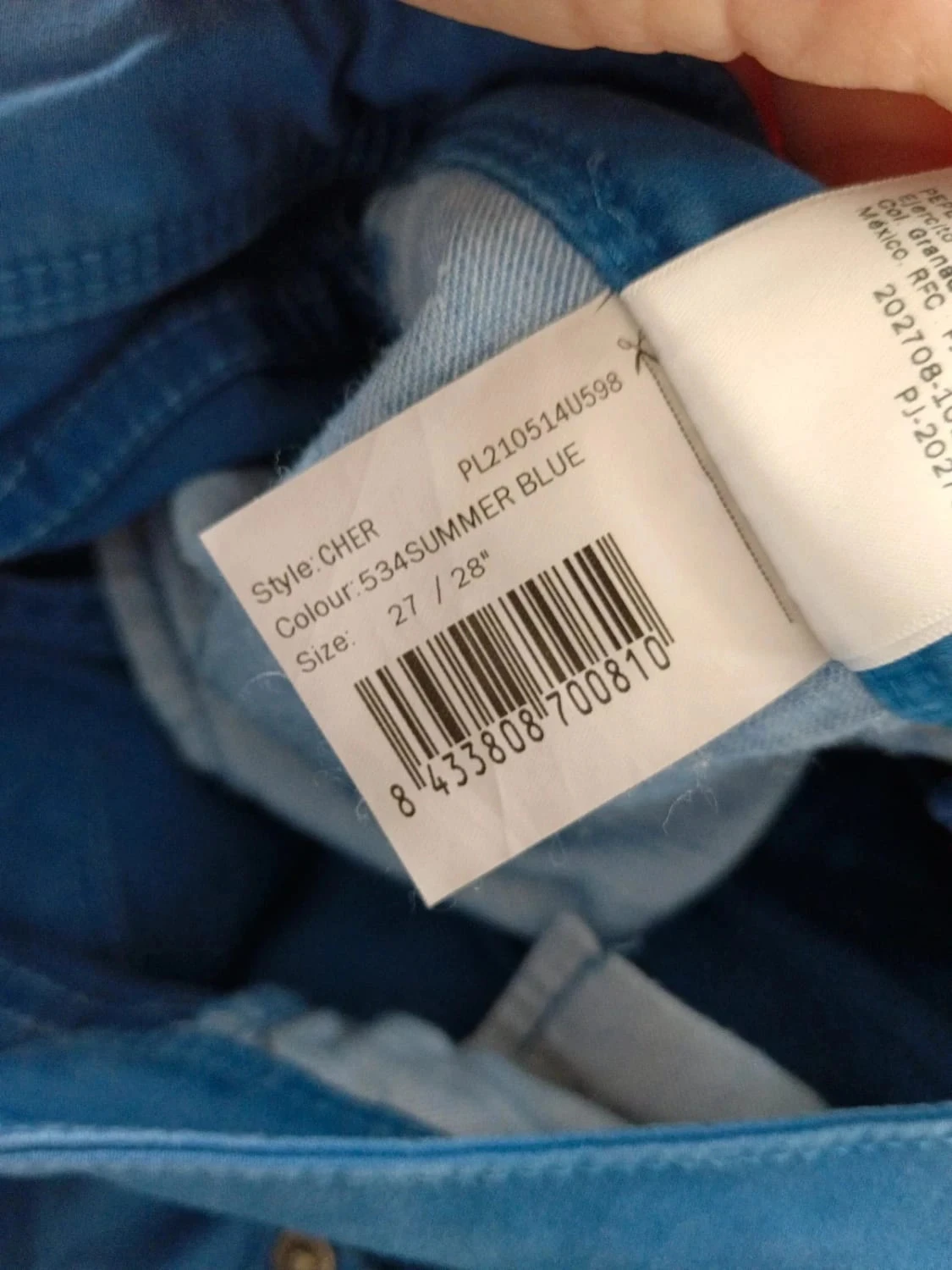 C80 calça azul Pepe Jeans W27 – photo 4
